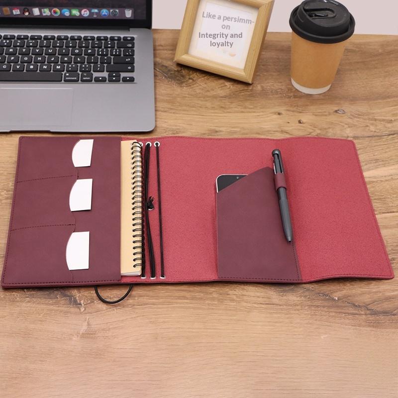 New Refillable Notebook Organi - Vintage Leather Journal Notebook 评论和价格