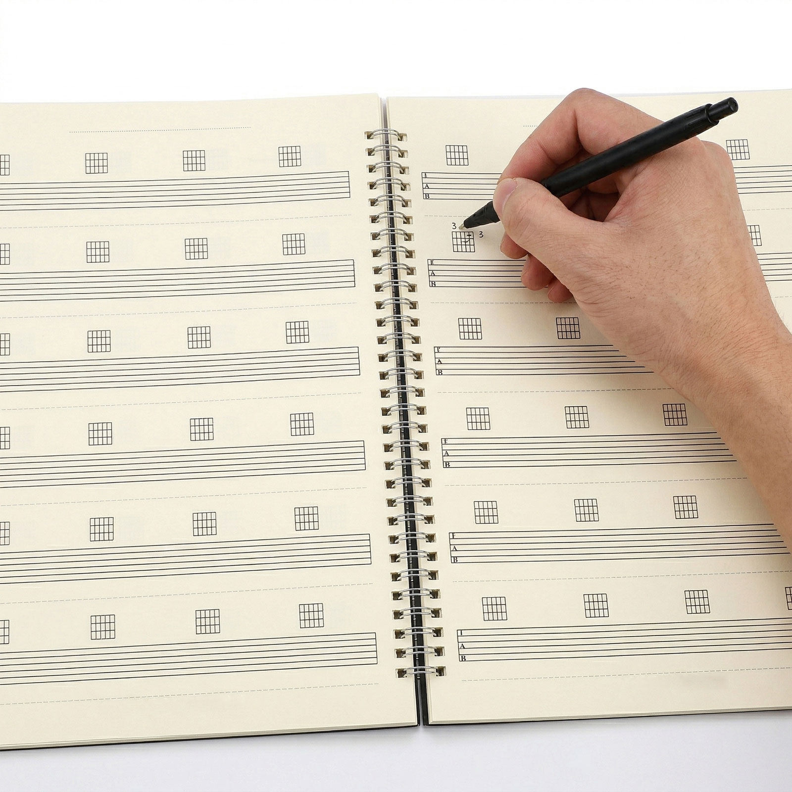 2Pcs Guitar Music Manuscript N - Blank Sheet Music Notebook 评论和价格