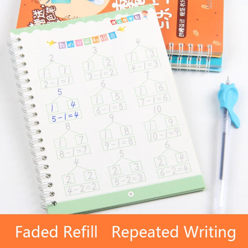 English Maths Chinese Radical  - Chinese Calligraphy Practice Book 评论和价格