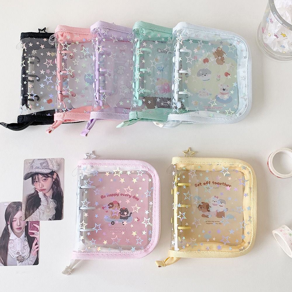 1pc INS PVC A8 Card Binder Sta - Kpop Photo Card Binder 3 Inch 评论和价格