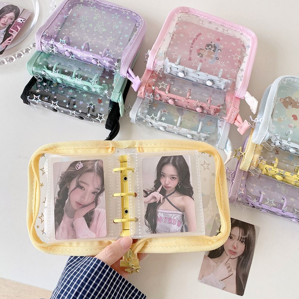 1pc INS PVC A8 Card Binder Sta - Kpop Photo Card Binder 3 Inch 评论和价格