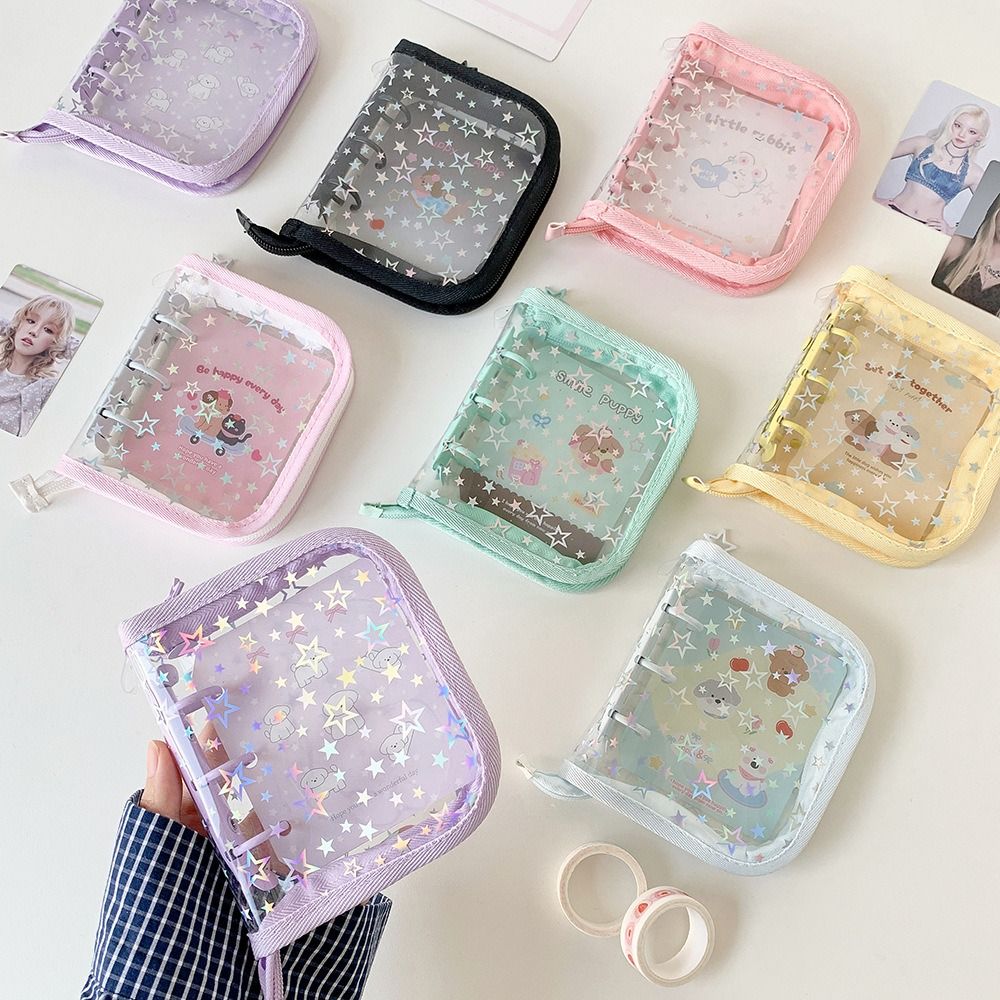 1pc INS PVC A8 Card Binder Sta - Kpop Photo Card Binder 3 Inch 评论和价格